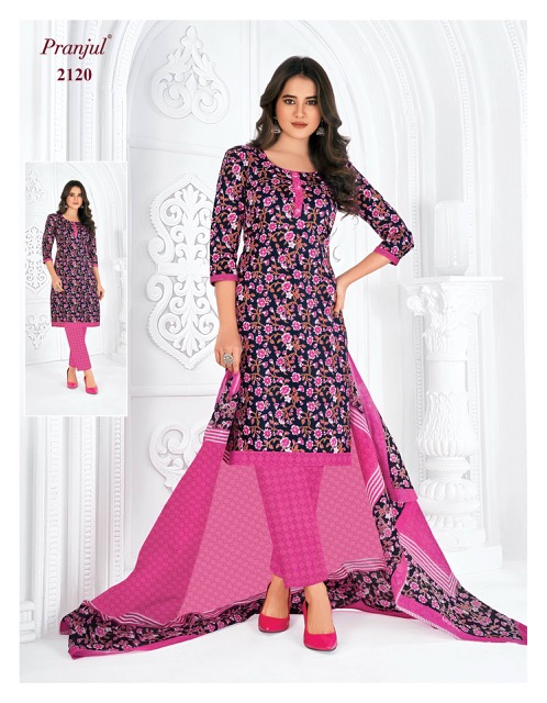 Pranjul Priyanka 21 Printed Cotton Dress Material